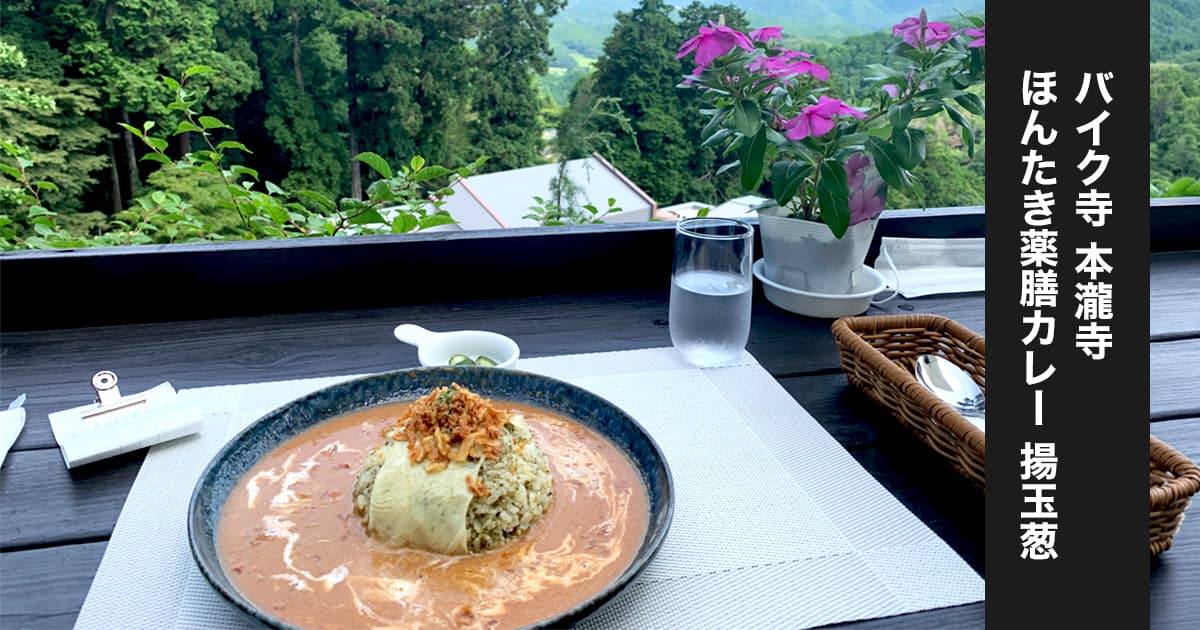 ほんたき薬膳カレーが絶品|ほんたき寺巣