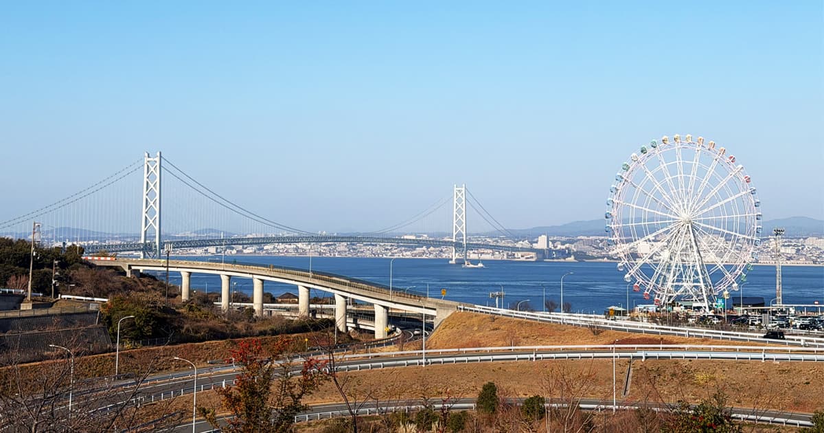 淡路SAはライダーが集う景観のよいサービスエリア