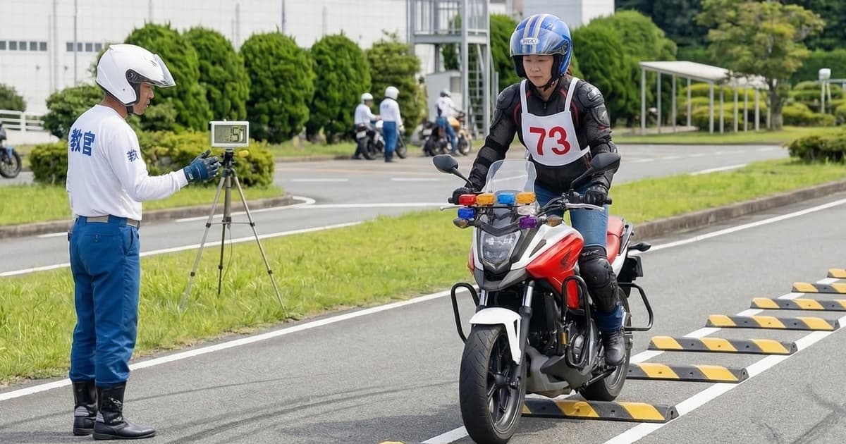 波状路は不等間隔におかれた9つの段差を、立ち姿勢の状態のまま5秒以上かけて走行するカリキュラム