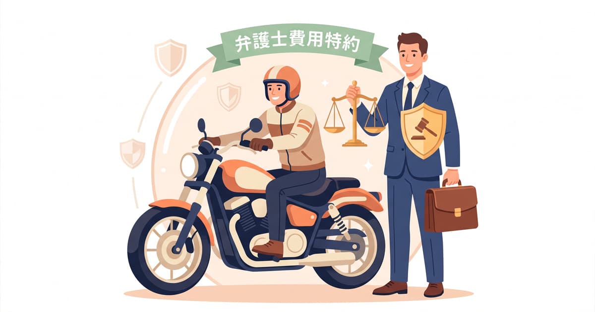 バイクの任意保険｜弁護士費用特約は付けておきたいオプション