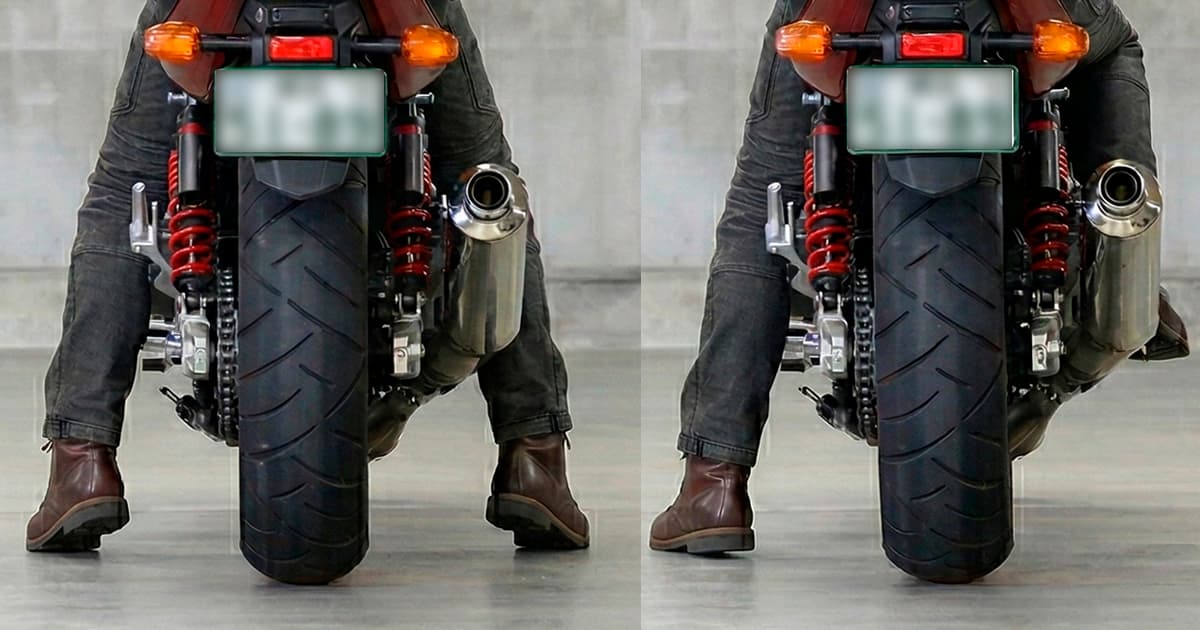 低身長・女性ライダーが乗る教習車 CB400SFの足つき