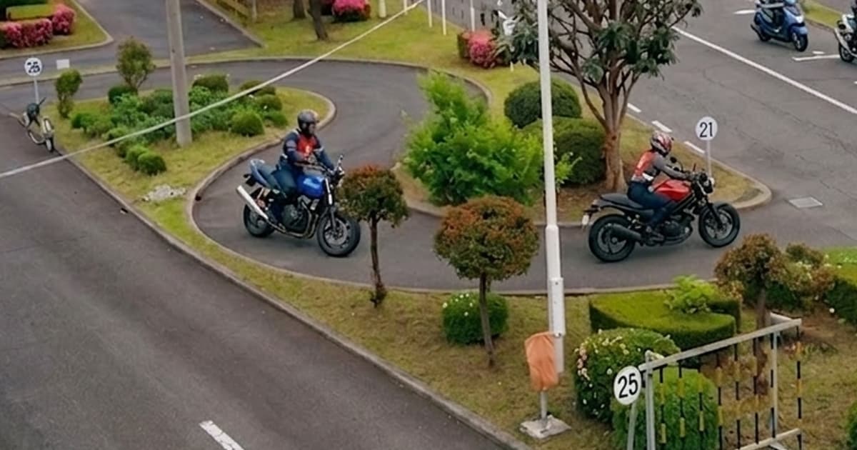 S字コースは、その名の通りS字状に急なカーブが連なるコース