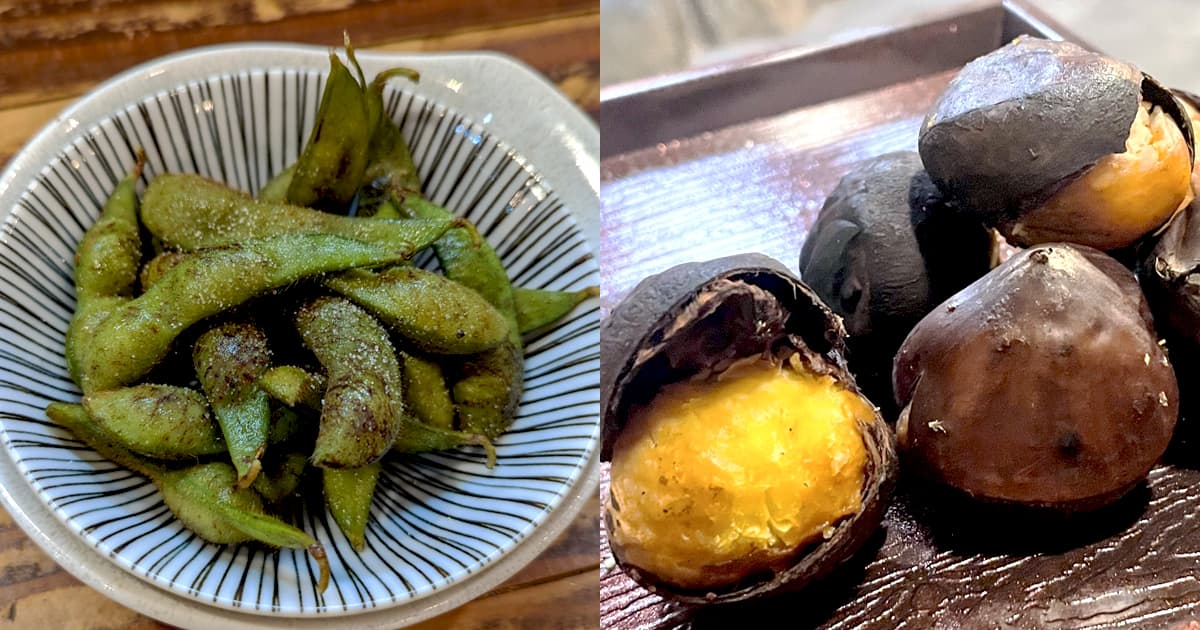 黒枝豆も栗も肉厚でほっくり甘みがあり美味しい