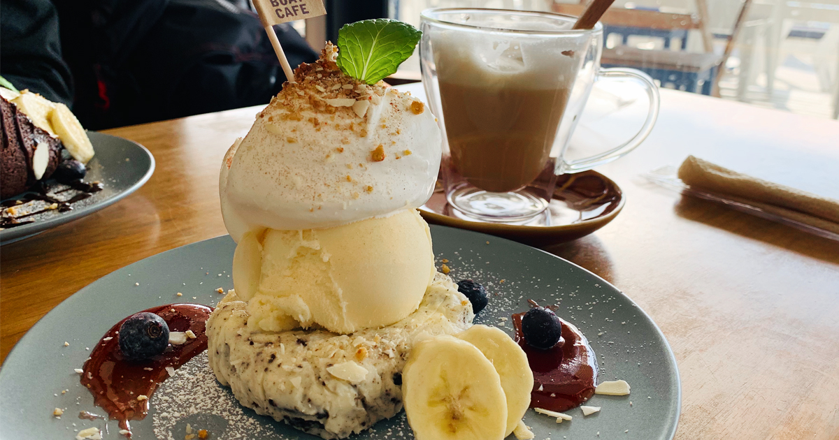 ボートカフェ 衣奈マリーナのカフェいただくデザート