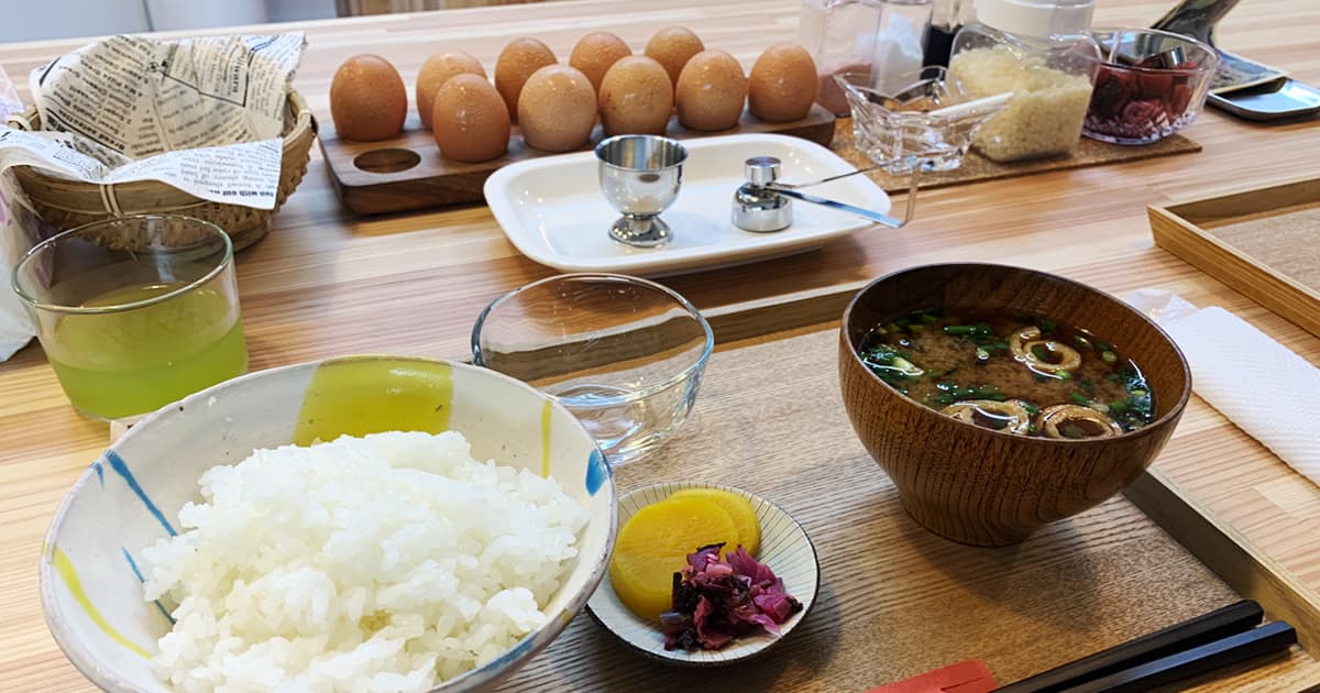 こいずみのたまごかけごはん定食