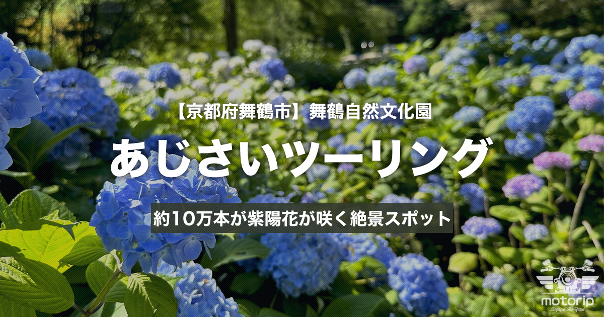 舞鶴自然文化園 あじさいツーリング｜約10万本が咲き誇る関西屈指の絶景スポット【京都府舞鶴市】