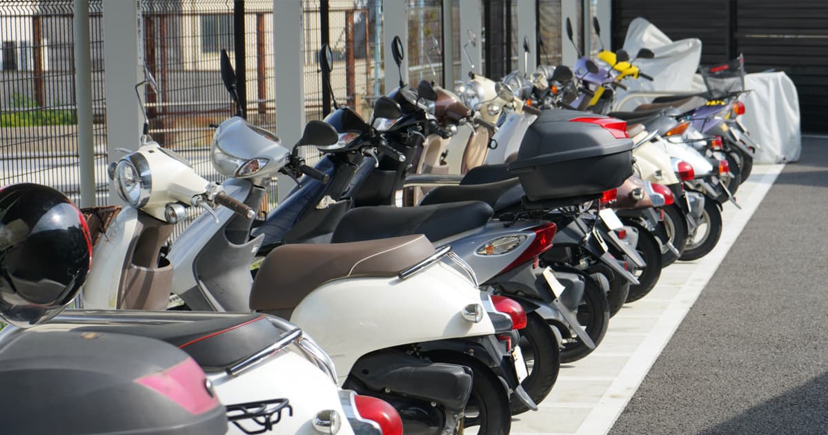 バイク納車前にバイクを置く場所を確保する