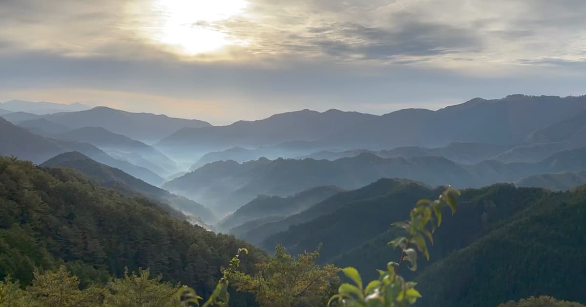 野迫川村 雲海|到着時間が遅すぎて雲海が消えてしまった