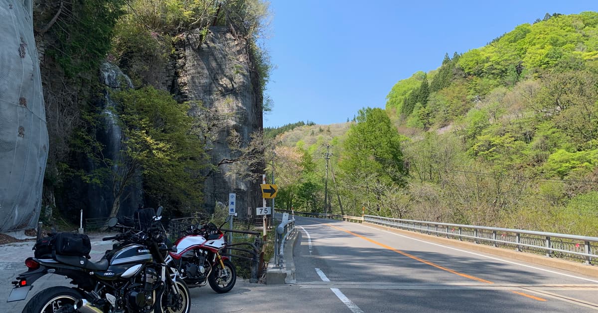 白川郷へ行く道中の道も走って楽しい！