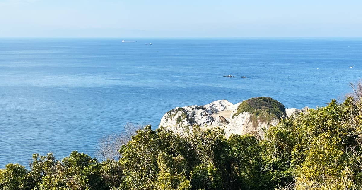 番所山から見える白崎海洋公園