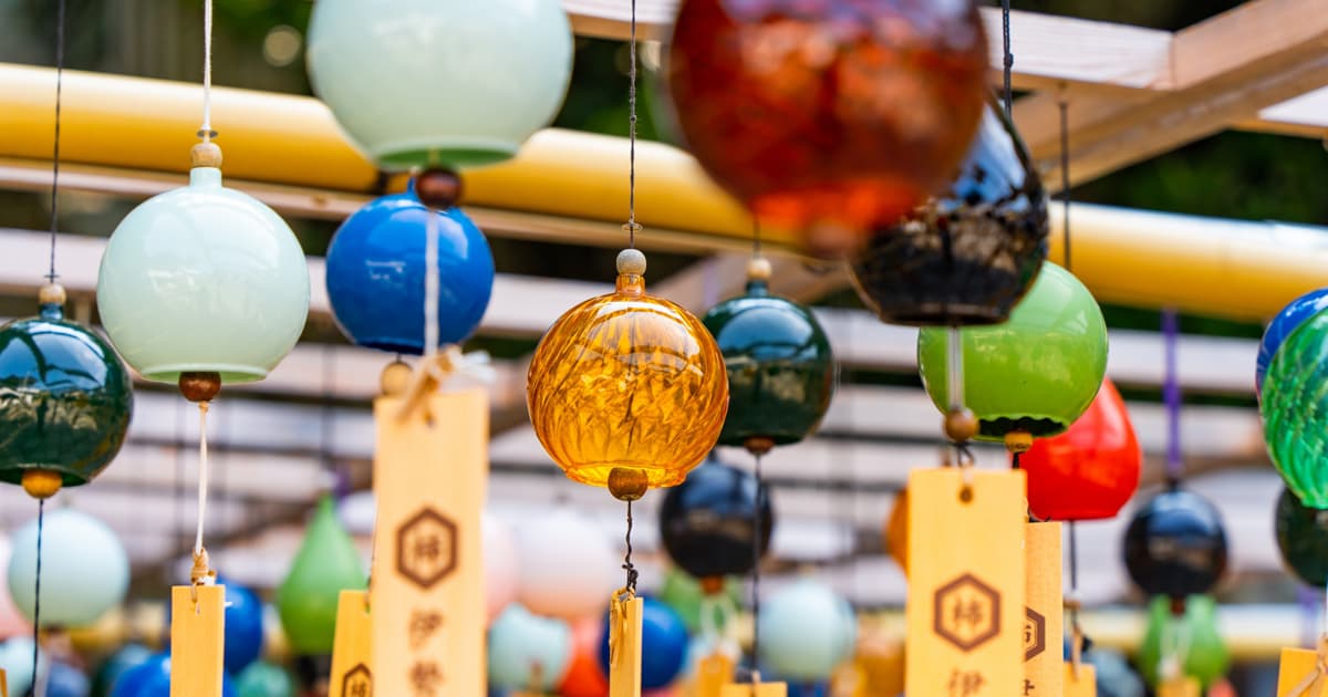 和歌山｜伊勢部柿本神社のふうりんイベント
