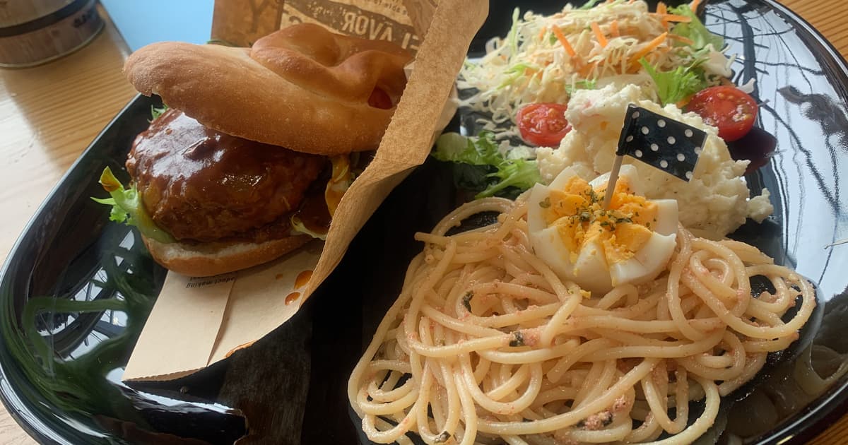 ROUTE77の恐竜バーガー